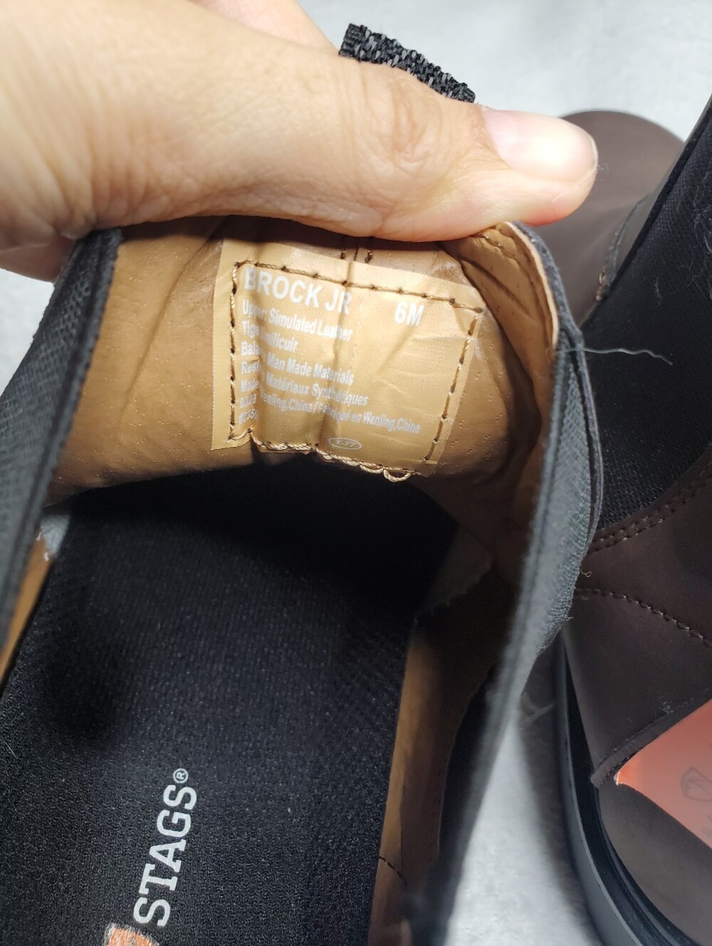 Deer Stags Brock Jr Brown Leather Chelsea Ankle Boots - Picture 10 of 10